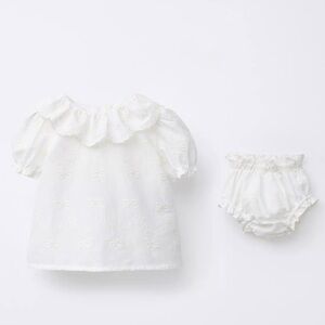 Zara Blouse and Panties with embroidered Bows